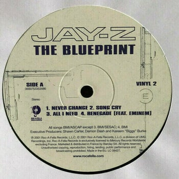 Vinyl Record Jay-Z - The Blueprint (2 LP) - 4