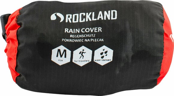 Rain Cover Rockland Backpack Raincover Red M 30 - 50 L Rain Cover - 4