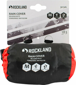 Rain Cover Rockland Backpack Raincover Red M 30 - 50 L Rain Cover - 5