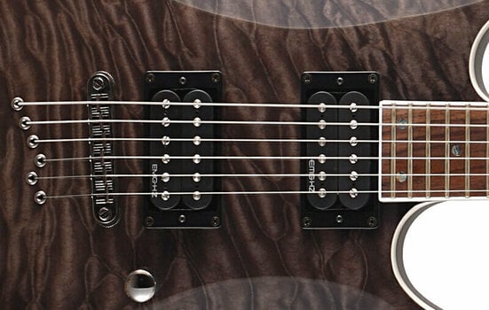 Guitare électrique Cort KX1Q Transparent Charcoal Grey - 3