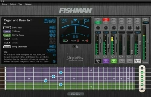 Tonabnehmer für Gitarre Fishman Tripleplay Wireless GC - 7