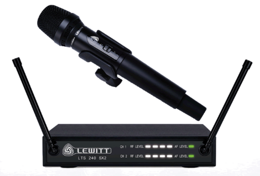 Trådløst håndholdt mikrofonsæt LEWITT LTS 240 Diversity C - 3