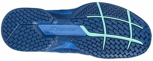 Men´s Tennis Shoes Babolat Propulse Blast All Court Men Dark Blue/Viridian Green 44 Men´s Tennis Shoes - 4