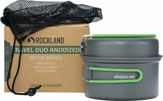 Fazék, serpenyő Rockland Travel Duo Anodized Pot Set Fazék-Serpenyő - 15