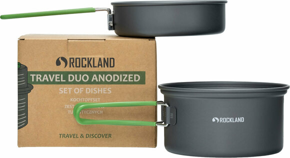 Campingtopf, Pfanne Rockland Travel Duo Anodized Pot Set Pfanne-Topf - 14