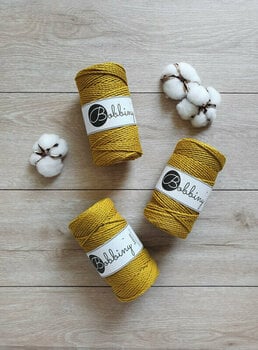 Cord Bobbiny 3PLY Macrame Rope 3 mm Spicy Yellow - 2