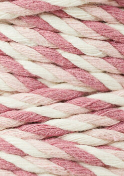 Cable Bobbiny 3PLY Macrame Rope 5 mm Magic Pink Cable - 2