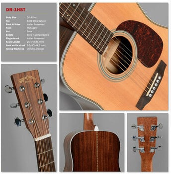 Akustična gitara Sigma Guitars DR-1HST - 2