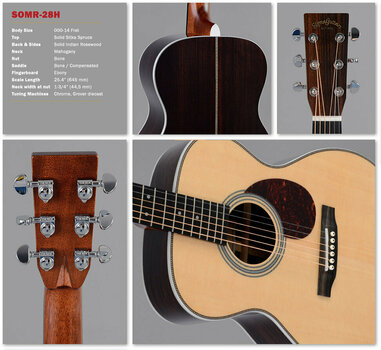 Akusztikus gitár Sigma Guitars SOMR-28H - 2