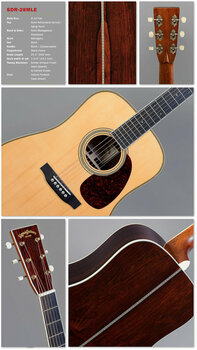 Akusztikus gitár Sigma Guitars SDR-28MLE - 2