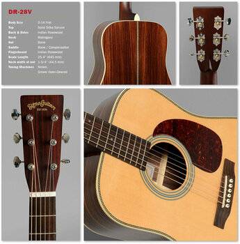 Guitarra acústica Sigma Guitars DR-28V - 2
