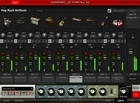 Zvuková knihovna pro sampler IK Multimedia SampleTank 3 UPG - 2