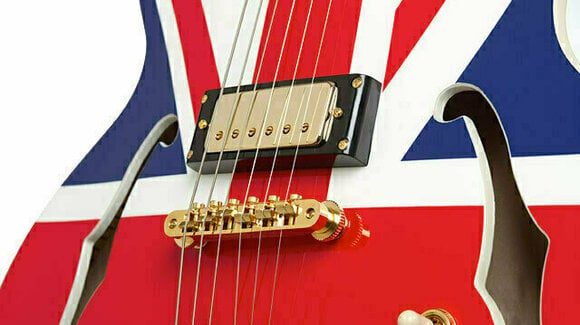 Semi-akoestische gitaar Epiphone Union Jack Sheraton Limited Edition - 3