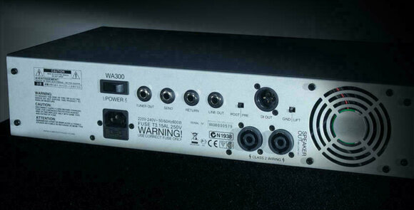 Pré-amplificador/amplificador em rack Warwick WA 300 Bass Head - 5