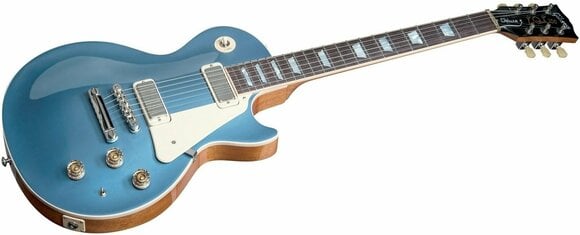 Elektrická kytara Gibson Les Paul Deluxe Metallic 2015 Pelham Blue Top - 7