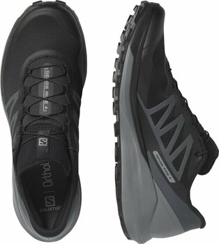 Trail running shoes Salomon Sense Ride 4 Black/Quiet Shade/Ebony 41 1/3 Trail running shoes - 5
