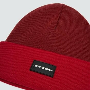 Bonnet de Ski Oakley Tc Stretch Logo Beanie Red Line/Iron Red UNI Bonnet de Ski - 3