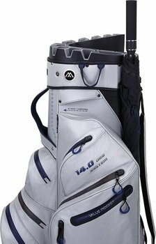 Cart Bag Big Max Dri Lite Silencio 2 Silver/Navy Cart Bag - 6