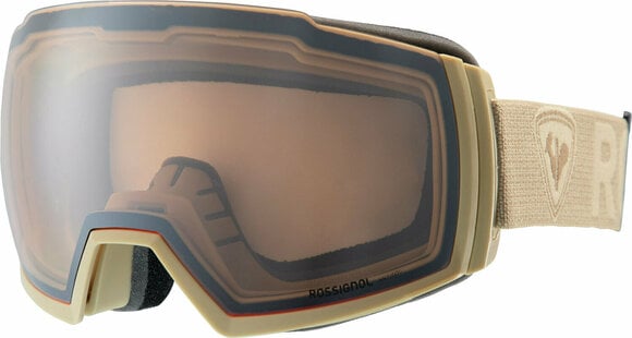 Ski Goggles Rossignol Magne'Lens Sand/Rose Brown Gold Mirror/Orange Silver Mirror Ski Goggles - 2