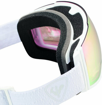 Ski Goggles Rossignol Magne’Lens W White/Rose Brown Pink Mirror/Orange Silver Mirror Ski Goggles - 4