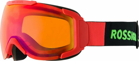 Ski Goggles Rossignol Maverick Hero Red Green/Orange Grey Mirror/Orange Infrared Mirror/Transparent Ski Goggles - 2