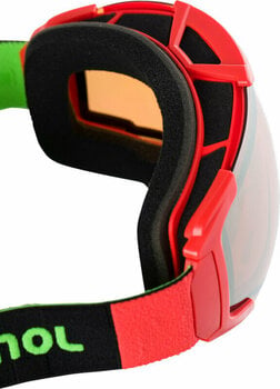 Masques de ski Rossignol Maverick Hero Red Green/Orange Grey Mirror/Orange Infrared Mirror/Transparent Masques de ski - 5