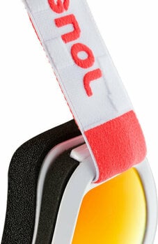 Ski Goggles Rossignol Ace Hero White/Orange Red Mirror/Yellow Ski Goggles - 5
