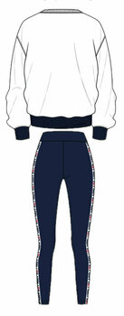 Ropa interior deportiva Fila FPW4098 Woman Pyjamas White/Blue XS Ropa interior deportiva - 2