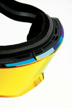 Ski-bril 100% Norg Black/HiPER Red Mirror/HiPER Turquoise Mirror Ski-bril - 4