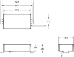 Gitrarski pick up Seymour Duncan AHB-2B Black Gitrarski pick up - 1