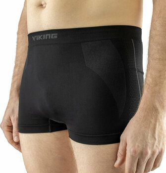 Thermal Underwear Viking Eiger Man Boxer Shorts Black M Thermal Underwear - 2