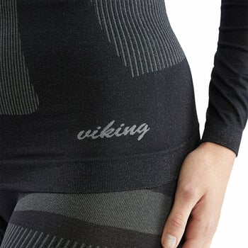 Termounderkläder Viking Ilsa Lady Set Thermal Underwear Black/Grey S Termounderkläder - 5