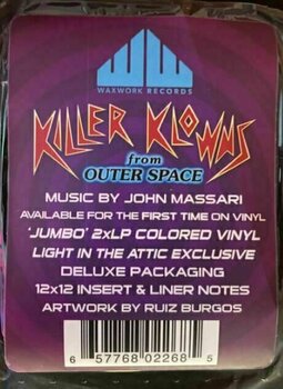 Disque vinyle John Massari - Killer Klowns From Outer Space (Violet & Blue) (2 LP) - 4