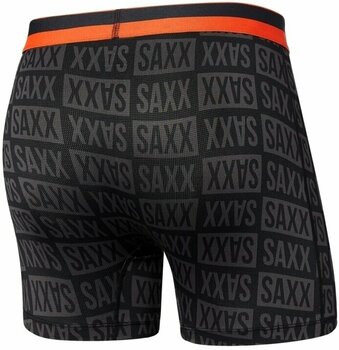 Fitness spodní prádlo SAXX Sport Mesh Boxer Brief Checkerboard/Black M Fitness spodní prádlo - 2