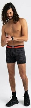 Фитнес бельо SAXX Sport Mesh Boxer Brief Checkerboard/Black M Фитнес бельо - 3