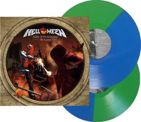 Vinyl Record Helloween - Keeper Of The Seven Keys: The Legacy (Ocean Blue/Light Green Bi-Coloured) (2 LP) - 1