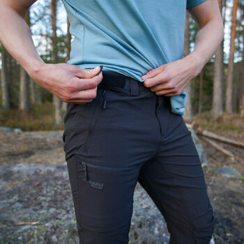 Calças de exterior Bergans Breheimen Softshell Men Pants Black/Solid Charcoal S Calças de exterior - 2