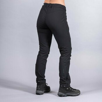 Ulkoiluhousut Bergans Breheimen Softshell Women Pants Black/Solid Charcoal XS Ulkoiluhousut - 3
