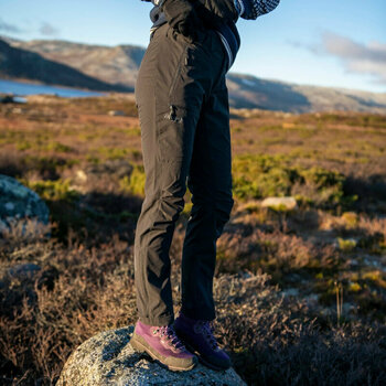 Spodnie outdoorowe Bergans Breheimen Softshell Women Pants Black/Solid Charcoal XS Spodnie outdoorowe - 5