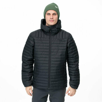 Outdoor Jacket Bergans Lava Light Down Jacket with Hood Men Black L Outdoor Jacket - 2