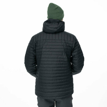 Kurtka outdoorowa Bergans Lava Light Down Jacket with Hood Men Black XL Kurtka outdoorowa - 4