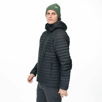 Outdoor Jacket Bergans Lava Light Down Jacket with Hood Men Black XL Outdoor Jacket - 5