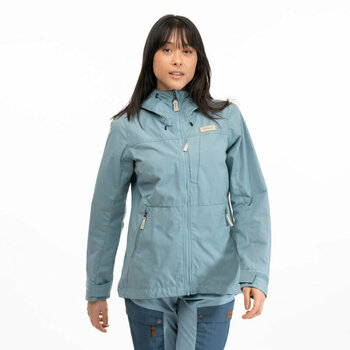 Outdoorjas Bergans Nordmarka Leaf Light Wind Jacket Women Smoke Blue XS Outdoorjas - 2