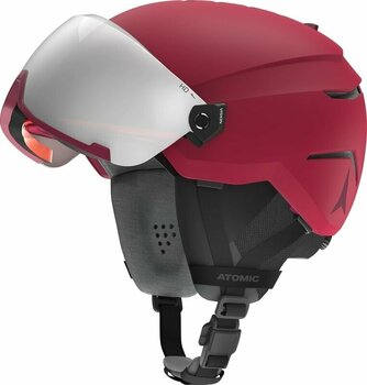 Lyžařská helma Atomic Savor Amid Visor HD Ski Helmet Dark Red M (55-59 cm) Lyžařská helma - 2