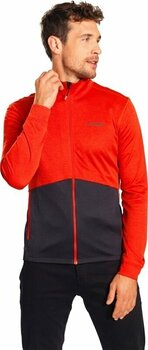 T-shirt/casaco com capuz para esqui Atomic Alps Jacket Men Red/Anthracite L Ponte - 3