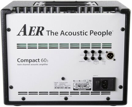 Amplificador combo para guitarra eletroacústica AER Compact 60 III BK - 2