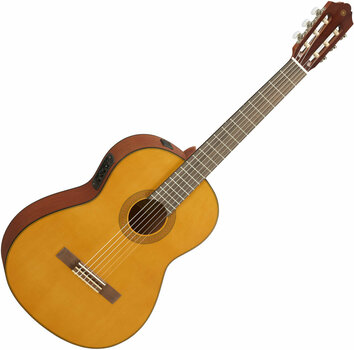 Guitarra clássica com pré-amplificador Yamaha CGX122MS 4/4 Natural - 3