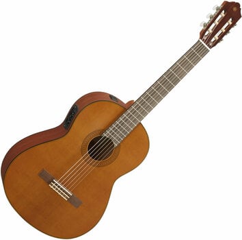 Chitară clasică cu preamplificare Yamaha CGX122MC 4/4 Red Cedar-Natural - 3