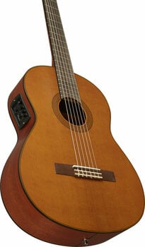 Klassisk guitar med forforstærker Yamaha CGX122MC 4/4 Red Cedar-Natural - 5