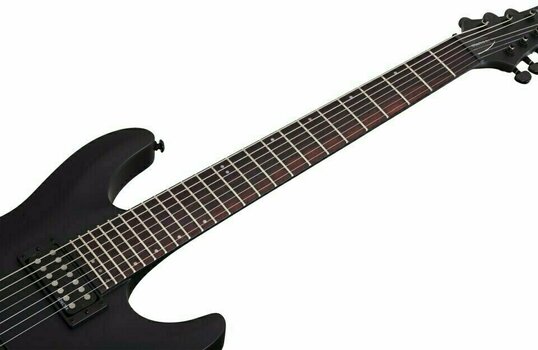 7-string Electric Guitar Schecter Stealth C-7 Satin Black - 4